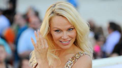 Pamela Anderson attends Paramount Pictures' World Premiere of 'Baywatch'on May 13, 2017 in Miami Beach, Florida