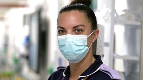 Senior nurse Jenny Cain