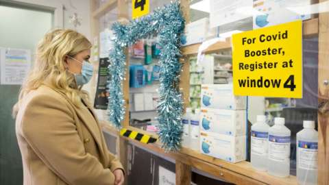 Woman at Barry, Wales, clinic