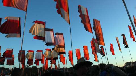Flags at the festival