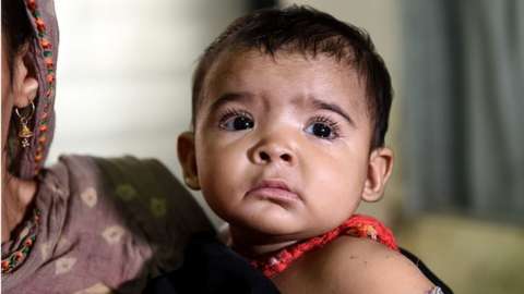 An Indian baby girl