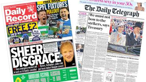 Daily Record and Daily Telegraph