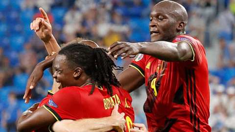Belgium celebrate