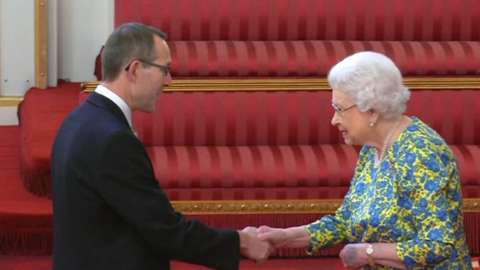 John Volanthen and the Queen