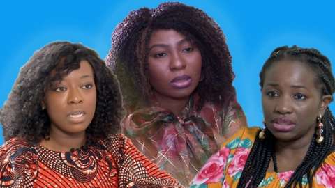 composite image of three Nigerian women