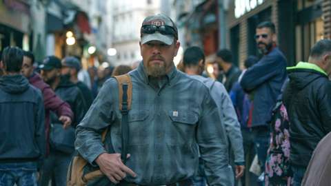 Matt Damon acting in movie Stillwater