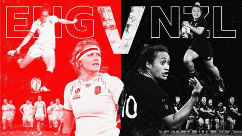 England v New Zealand graphic