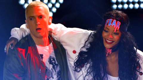 Eminem and Rihanna
