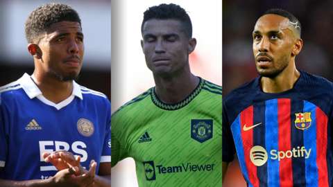 Wesley Fofana, Cristiano Ronaldo, Pierre-Emerick Aubameyang