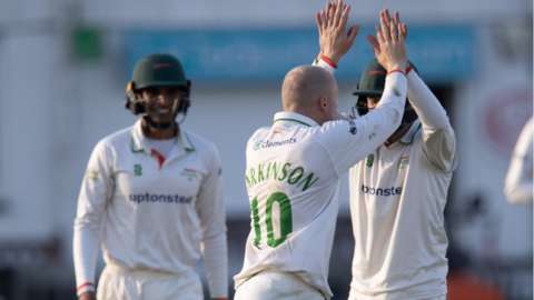 Callum Parkinson's four-wicket haul took his tally of Championship scalps to to 43 for the season, comfortably his career-best