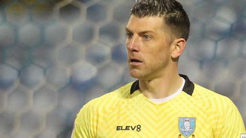 Keiren Westwood in action for Sheffield Wednesday