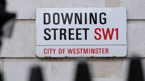 Downing Street sign