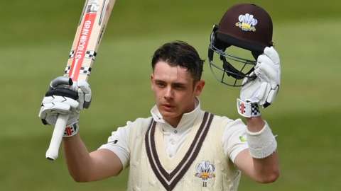 Jamie Smith hit an unbeaten 234 for Surrey against Gloucestershire.