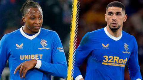 Rangers' Joe Aribo (left) is part of Nigeria's Africa Cup of Nations squad, but Leon Balogun (right) misses out