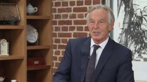 Tony Blair on Sunday