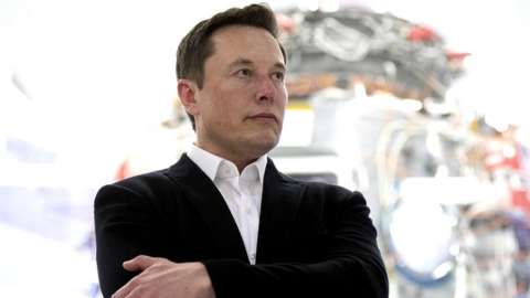 Elon Musk asks public whether he should stay or go as Twitter chief.