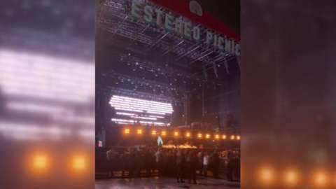 Screenshot of the stage at Estereo Picnic festival