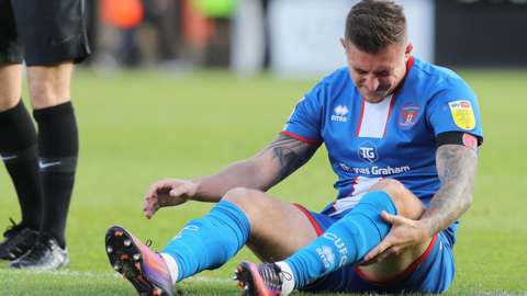 Carlisle United midfielder Brennan Dickenson will miss most of the League Two season with an ACL injury