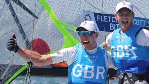 Dylan Fletcher of Britain and Stuart Bithell of Britain
