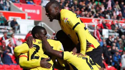 Watford's 4-0 win at Stoke was their biggest in 18 months