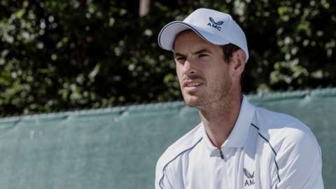 Andy Murray wearing his Castore range