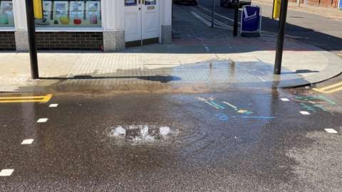 A water problem on Bedford High Street