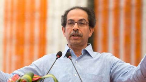 Maharashtra CM Uddhav Thackeray speaks during the release of MHADA Mill Workers Housing Lottery Results 2020 at MHADA Office, Bandra, on March 1, 2020 in Mumbai India.