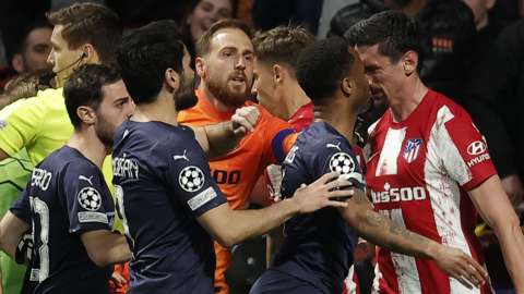 Atletico Madrid trouble against Man City
