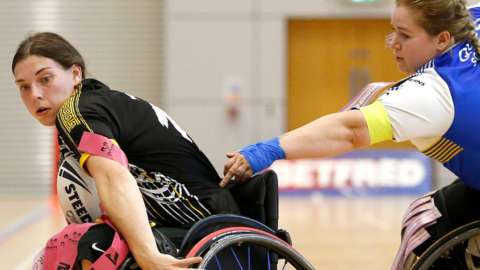 Wheelchair Challenge Cup final action from 2021