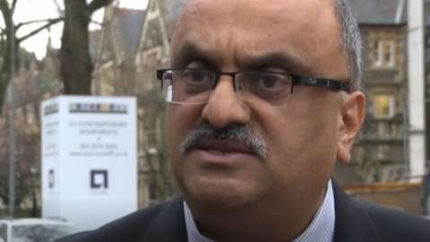 Councillor Ramesh Patel stands accused of mishandling a business grant