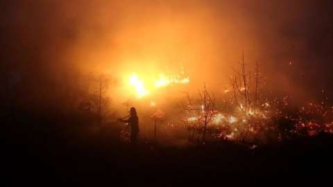 Greece wildfire