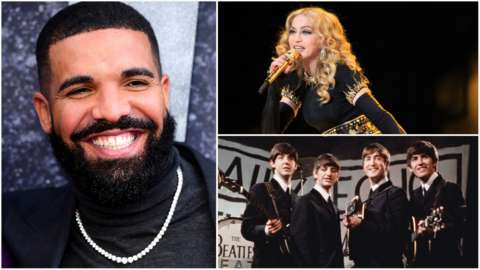 Drake, Madonna and The Beatles