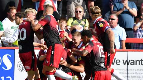 Stevenage celebrate