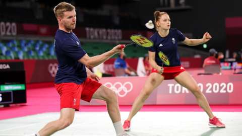 Chris Ellis and Lauren Smith at Tokyo Olympics