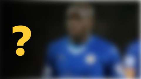 A blurred image of a footballer (for 26 September daily quiz)