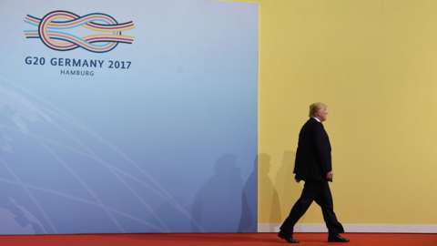 Trump at G20 in 2017