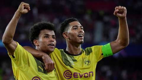 Karim Adeyemi and Jude Bellingham