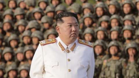 Image shows Kim Jong Un