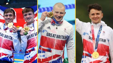 Tom Daley and Matty Lee, Adam Peaty, Tom Pidcock