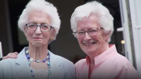 Former NHS nurses, Mary Walker and Sybil Allen