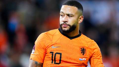 Memphis Depay of the Netherlands