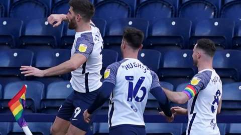 Preston sub Ched Evans' controversial equaliser against Fulham was his second goal in five days