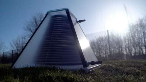 A solar water heater