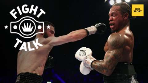 Anthony Yarde is punched in the face by Artur Beterbiev