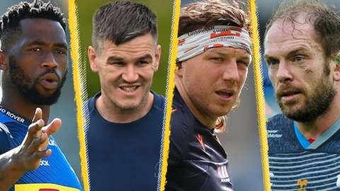 Siya Kolisi, Jonny Sexton, Hamish Watson and Alun Wyn Jones