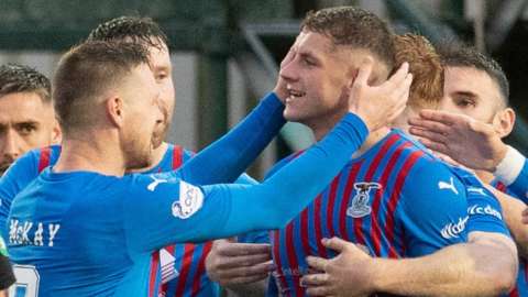 Inverness Caledonian Thistle celebrate