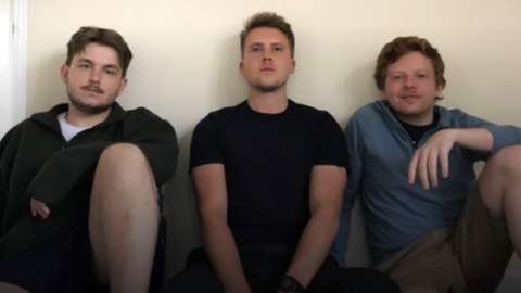 Paul McErlean, Charlie Coward and Andreas Maltan