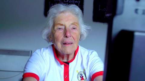 Meet the record-breaking great grandmother who became a world rowing champion in her 90s.