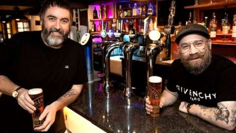 Gareth Kelly and Mikey Lennon, owners of the Kings Arms in Fenwick