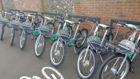 Beryl Bikes in Norwich